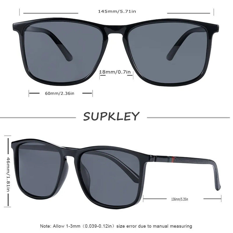 Óculos de Sol SUPKLEY com design italiano para homens estilosos. Confortável e esportivo, é um óculos leve e de alta qualidade.